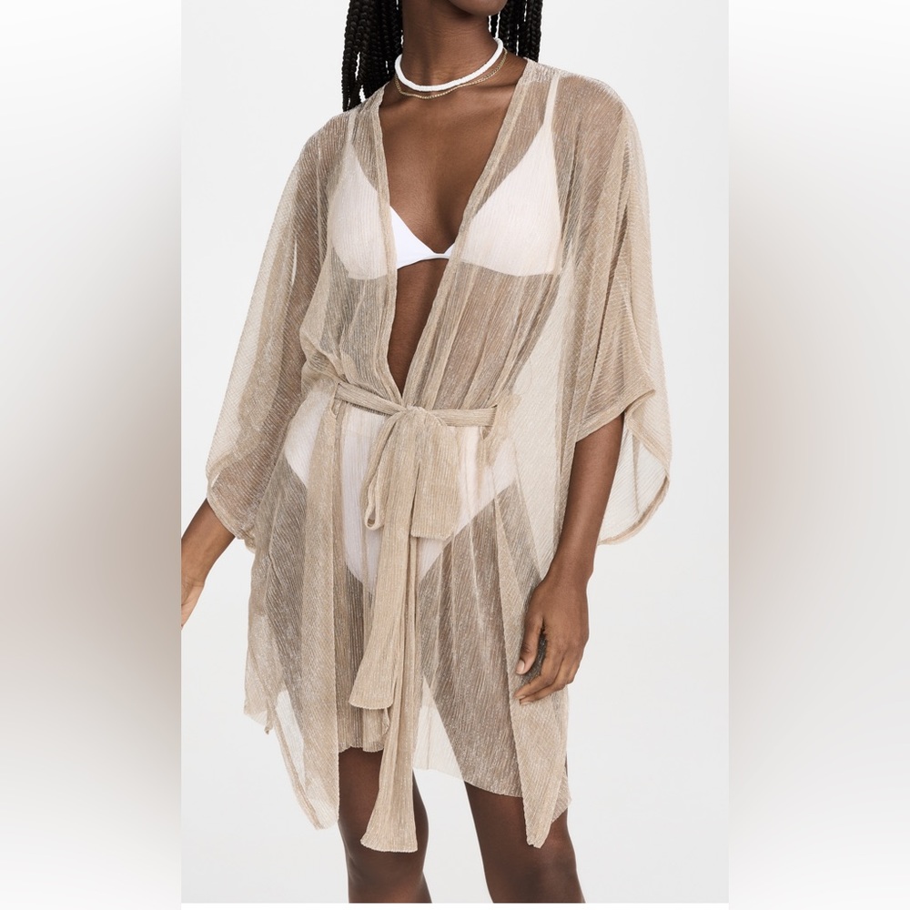Good American, goddess robe sparkle